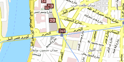 Stadtplan Tahrir-Platz