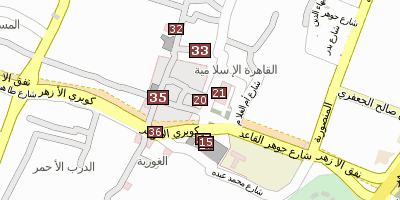 Stadtplan Chan el-Chalili Kairo