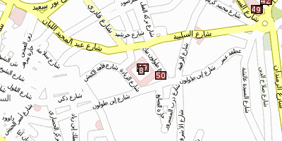 Stadtplan Ibn-Tulun-Moschee