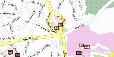 Sultan-Hasan-Moschee Stadtplan